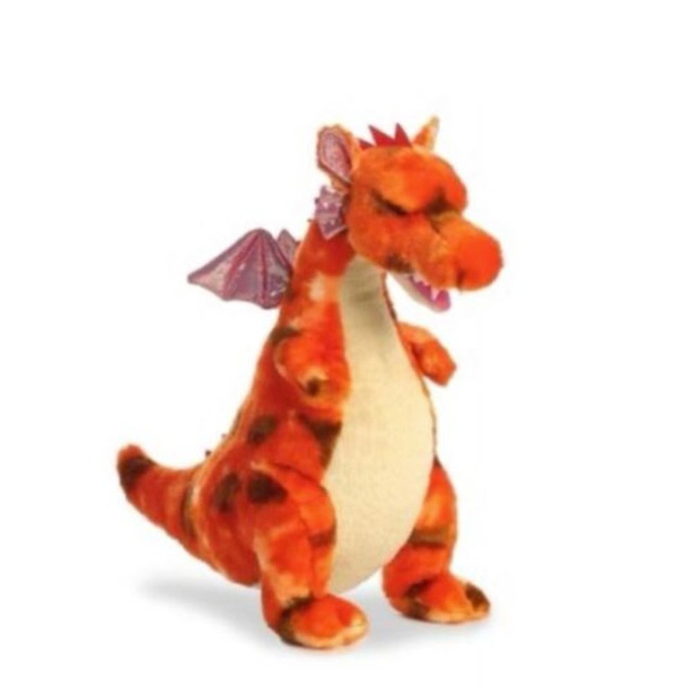Aurora | 14 Inch | Soreth Red Fire Dragon | Plush | Stuffed Animal